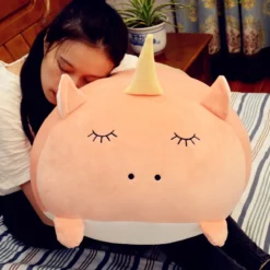 Unicorn Plush Pillow Cushion 10 Unicorn Plush Pillow Cushion -Unicorn Fashion Lucky Boy Sunday Soft Animals Plush Pillow Cushion Cute Unicorn Dinosaur Hamster Elephant Plush Toy Kids 2