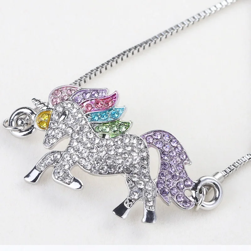 Unicorn Silver Color Alloy Pendant Chain Bracelet 4 Unicorn Silver Color Alloy Pendant Chain Bracelet - Image 2
