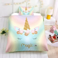 Magic Lash Unicorn Bedding Set 5 Magic Lash Unicorn Bedding Set -Unicorn Fashion Magic Lash Unicorn Bedding Set Twin
