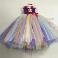 Ariel Princess Dress -Unicorn Fashion Mermai Girls Tutu Dress Princess Ariel Dress Cosplay Children Party Christmas Halloween Costume For Girl Kids 3