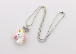 2Pcs/Set Unicorn Pendant Necklaces Chain For Children -Unicorn Fashion NEW Design 2Pcs Set Unicorn Pendant Necklaces For Children Boys and girls Best Friends Friendship Necklace 4