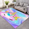 Pastel Unicorn Sleeping Face Themed Large Rug -Unicorn Fashion Neon Ice Cream Unicorn Themed Large Rug Copy 22