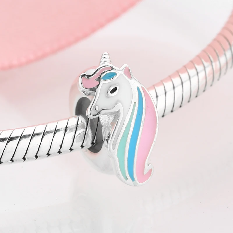 Lucky Unicorn Colorful Beads Fit Bracelet - Image 2