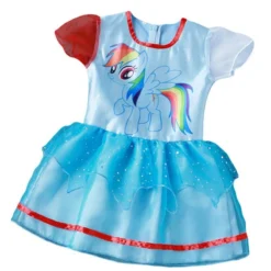 Unicorn Princess Dress -Unicorn Fashion New Hot Sale My Baby Girl Dress Children Girl little Pony Dresses Cartoon Princess Party Costume 2