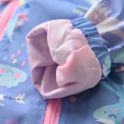 Spring Hooded Unicorn Rainbow Jackets -Unicorn Fashion New Spring Girls Jackets And Coats Hooded Unicorn Rainbow Pattern Kids Windbreaker Jackets Autumn Jackets For 3