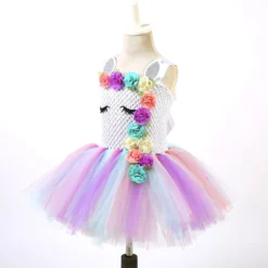 Unicorn Tutu Party Dresses 10 Unicorn Tutu Party Dresses -Unicorn Fashion Pastel Unicorn Tutu Dress Baby Kids Girls Flowers Birthday Masquerade Party Dresses Child Purim Day Halloween 1