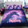 Personalized Custom Galaxy Unicorn Bedding Set -Unicorn Fashion Personalized Galaxy Unicorn Bedding Set