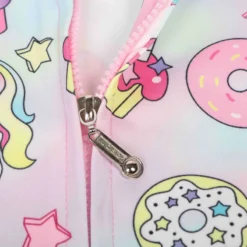 Pink Unicorn Baby Girl Zipper Jackets -Unicorn Fashion Pink Unicorn Baby Girls Jackets Spring Autumn Hooded Zipper Thin Boys Coat Birthday Gift Little Princess 1