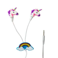 Colorful Unicorn Wired Earbud 3.5mm Earphone -Unicorn Fashion QearFun Colorful Unicorn Wired Headphones Children Music Stereo Earbud 3 5mm Earphone For Sony Samsung Christmas 2