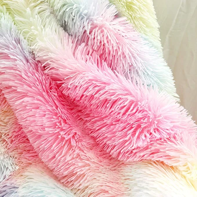 Rainbow Fleece Decorative Throw Blanket 8 Rainbow Fleece Decorative Throw Blanket - Image 6