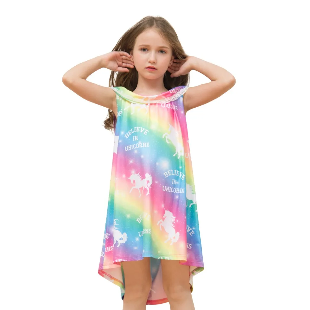 Rainbow Unicorn Princess Dress 3 Rainbow Unicorn Princess Dress