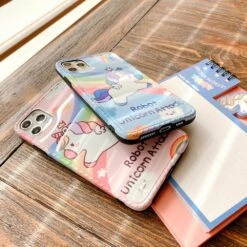Rainbow Unicorn Protective IPhone Cases -Unicorn Fashion Rainbow Unicorn Protective iPhone Cases 5
