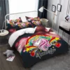Romantic Unicorn Bedding Set -Unicorn Fashion Romantic Unicorn Bedding Set Colorful Rainbow Heart Print Duvet Cover Set Girls Princess Cartoon Bedding Soft