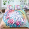 Rose Unicorn Bedding Set -Unicorn Fashion Rose Unicorn Bedding Set