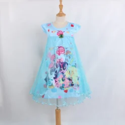 Unicorn Baby Girls Lace Dresses -Unicorn Fashion Summer Baby Girls Lace Dresses Girl Clothes Child s Princess Dress My Little Poli Cotton Dress 1