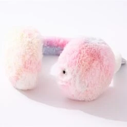 Tie-dye Unicorn Fluffy Headphones -Unicorn Fashion Tie dye Unicorn Fluffy Headphones 4