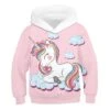 Unicorn 3D Printed Cartoon Hoodie Pullover 2 Unicorn 3D Printed Cartoon Hoodie Pullover -Unicorn Fashion Unicorn 3D Printed Cartoon Hoodie Pullover