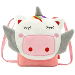 Soft Plush Unicorn Messenger Bag