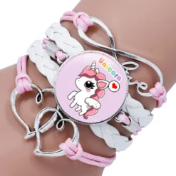 Leather Unicorn Bracelets