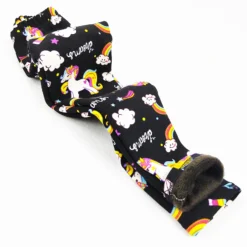 Thick Fleece Lined Unicorn Legging -Unicorn Fashion Unicorn Pattern Winter Autumn Thick Warm Kids Girls Leggings Cartoon Children Pants Plus velvet Legging 2