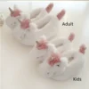 Toddler And Kids Unicorn Slippers 1 Toddler And Kids Unicorn Slippers -Unicorn Fashion Unicorn Slippers Children Flip Flops Kids Shoes Girls White Winter Warm Plush Home Shoes Cotton Slippers