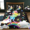 Unicorn With Clouds And Stars Bedding Set -Unicorn Fashion Unicorn with Clouds and Stars Bedding Set