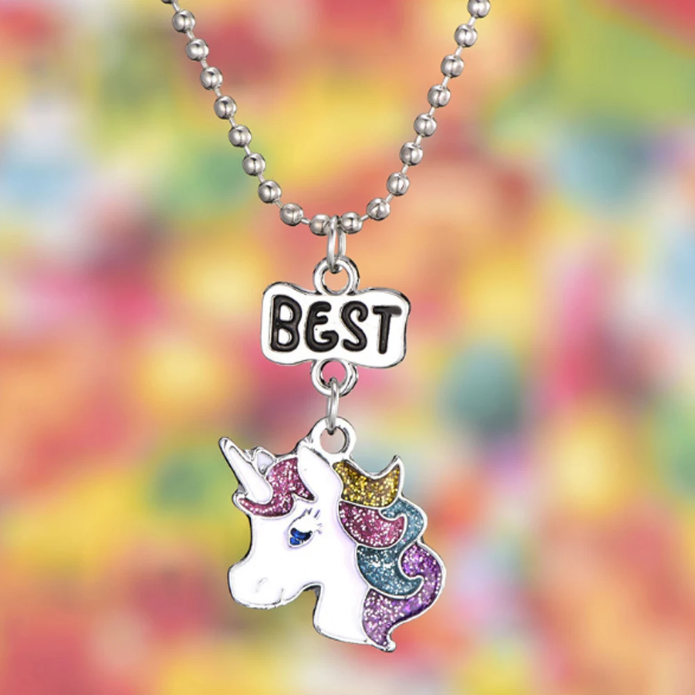Unicorns BEST FRIENDS Necklaces Keychains 6 Unicorns BEST FRIENDS Necklaces Keychains - Image 4