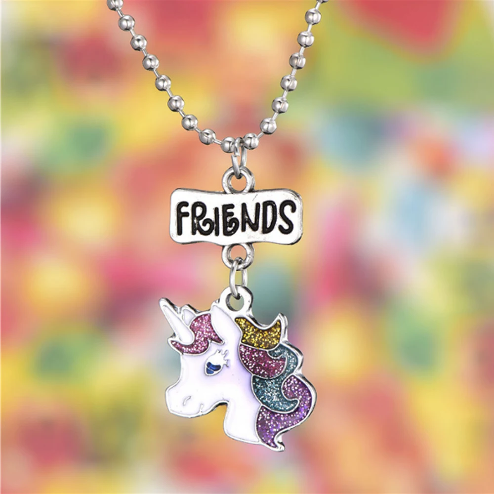 Unicorns BEST FRIENDS Necklaces Keychains 7 Unicorns BEST FRIENDS Necklaces Keychains - Image 5