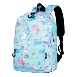 Rainbow Unicorn Backpack -Unicorn Fashion WINNER School Backpack Cartoon Rainbow Unicorn Design Water Repellent Backpack For Teenager Girls School Bags Mochila 2
