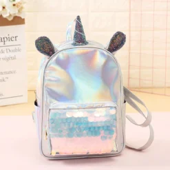 Cute Ear Unicorn Backpack 10 Cute Ear Unicorn Backpack -Unicorn Fashion Women Cute Ear Unicorn Backpack Female Leather Bagpack Travel School Bag For Teenage Girls Schoolbag 2019 2