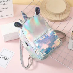 Cute Ear Unicorn Backpack 12 Cute Ear Unicorn Backpack -Unicorn Fashion Women Cute Ear Unicorn Backpack Female Leather Bagpack Travel School Bag For Teenage Girls Schoolbag 2019 4