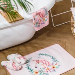 Unicorn Soft Foam Woman Slippers -Unicorn Fashion Women Shoes Autumn Winter House Slippers Cute Unicorn Non slip Soft Memory Foam Home Slippers Indoor 3