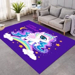 Little Unicorn SW Carpet, Area Rug, Large Floor Mat For Living Room Bedroom Playroom