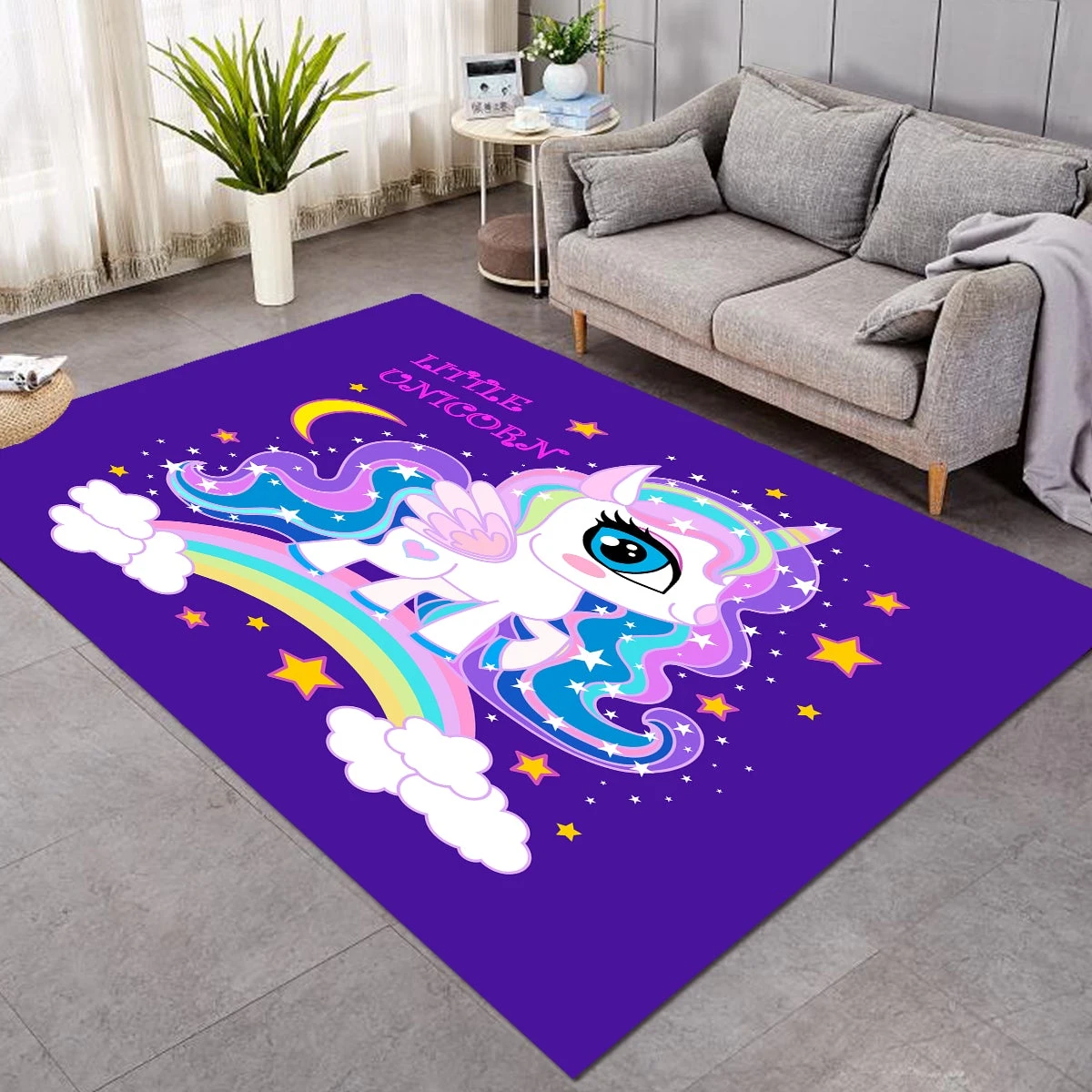 Little Unicorn SW Carpet, Area Rug, Large Floor Mat For Living Room Bedroom Playroom 3 Little Unicorn SW Carpet, Area Rug, Large Floor Mat For Living Room Bedroom Playroom