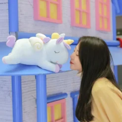 40-80cm Unicorn Stuffed Plush Toy -Unicorn Fashion big size 40 80cm Unicorn Stuffed Animals Plush toy Unicorn Animal Horse High Quality Cartoon Gift 2