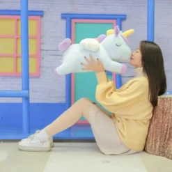 40-80cm Unicorn Stuffed Plush Toy -Unicorn Fashion big size 40 80cm Unicorn Stuffed Animals Plush toy Unicorn Animal Horse High Quality Cartoon Gift 4