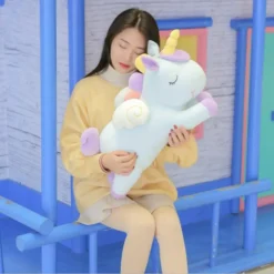 40-80cm Unicorn Stuffed Plush Toy -Unicorn Fashion big size 40 80cm Unicorn Stuffed Animals Plush toy Unicorn Animal Horse High Quality Cartoon Gift 5