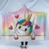 Cute Girl Unicorn Hooded Blanket -Unicorn Fashion download 74