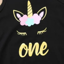 Kids Toddler Unicorn Pattern Princess Dress -Unicorn Fashion fashion Unicorn Kids Baby Girls Child Toddler Tassel pattern Party Princess Casual Dress 2