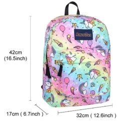 High-quality Rainbow Unicorn Star Backpack -Unicorn Fashion mainimage1Women s Fashion backpack Women unicorn Small Cute Backpack Travel school bags for teenage girls back