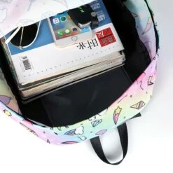 High-quality Rainbow Unicorn Star Backpack -Unicorn Fashion mainimage4Women s Fashion backpack Women unicorn Small Cute Backpack Travel school bags for teenage girls back