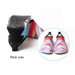 Unicorn Children Swimming Slipper 8 Unicorn Children Swimming Slipper -Unicorn Fashion unicorn Children Beach slippers kids Sea Flip Flops Sandals for Girls Boys swimming slipper child home 2