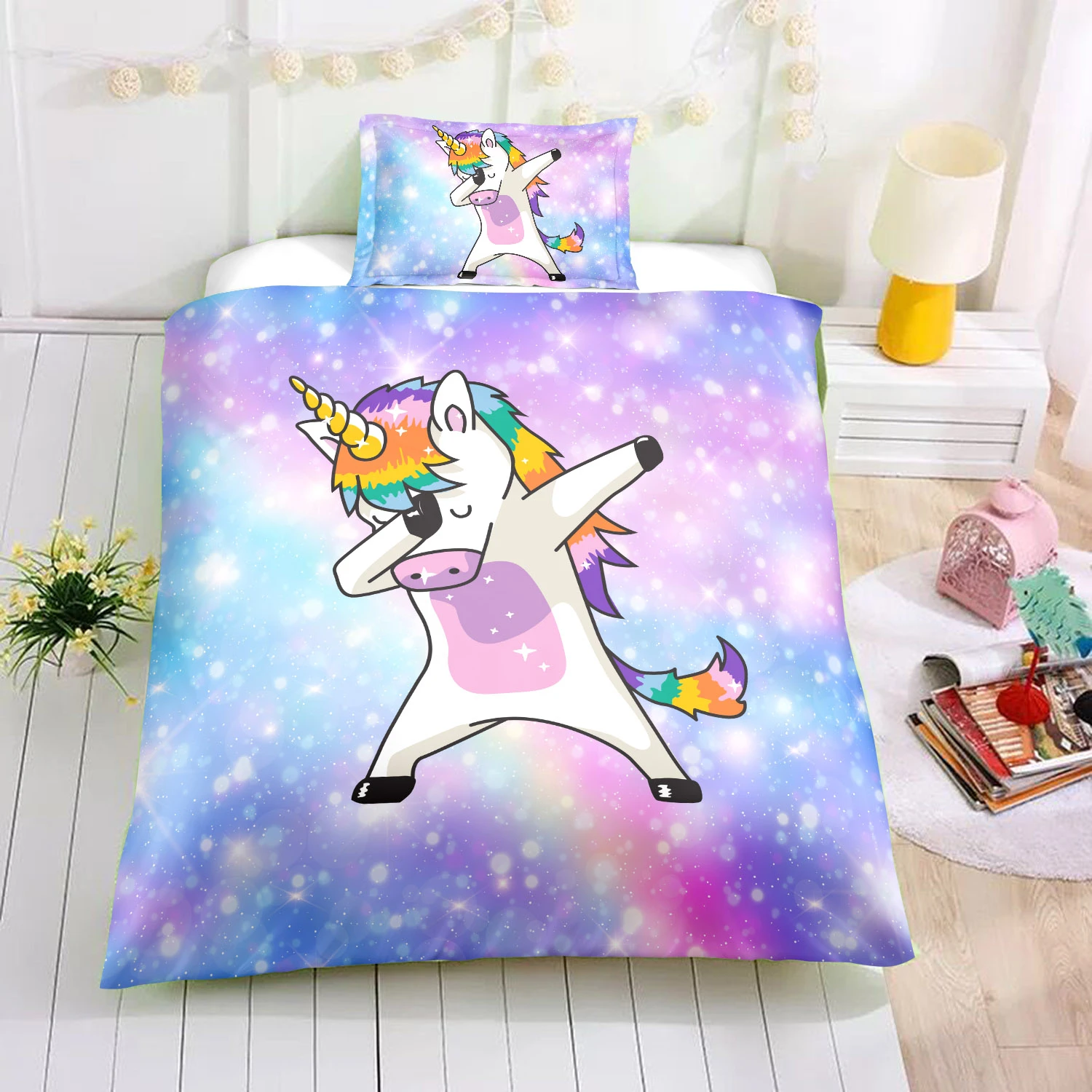 Unicorn Dab Bedding Set 4 Unicorn Dab Bedding Set - Image 2