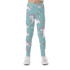 Unicorn Girls Leggings -Unicorn Fashion unicorn girls leggings baby girl leginsy kids pants trousers for girls children legging elasticity Breathable Soft 3